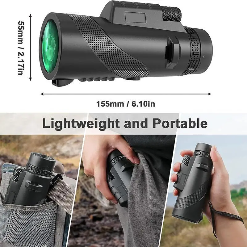 80x100HdCompactMonocular,HighMagnificationMonocularTelescope,SuitableforBirdWatching,Hunting,Hiking,PowerfulCampingandWildlifeExploration 80x100HdCompactMonocular,HighMagnificationMonocularTelescope,SuitableforBirdWatching,Hunting,Hiking,PowerfulCampingandWildlifeExploration