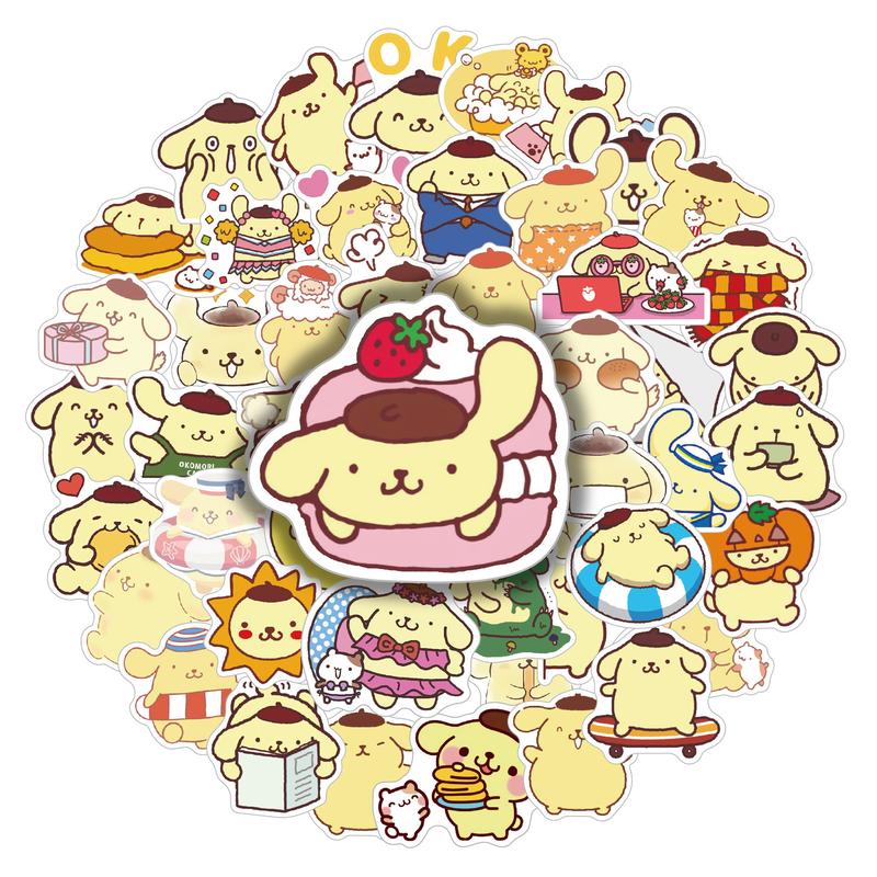 Sanrio Pompompurin stickers 100pcs