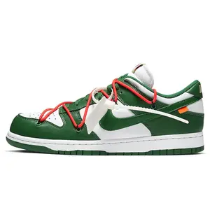 Off-White x Nike Dunk Low 'Pine Green'