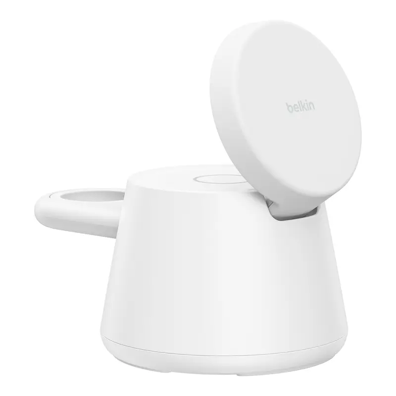 Belkin Qi2-25W Modular Wireless Charging Station - Modular Dock, Silicone Holder, Collapsible Design, Multiple Ports, Cable-Compatible Phone Charger for Cellphones, Smartphones, iPhones & Electronic Devices