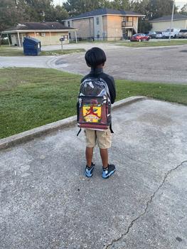 jordan see through backpack