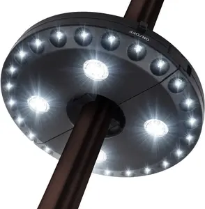 Patio Umbrella Light 3 Lighting Modes Cordless 28 LED Lights at 200 lux- 4 x   Operated for Patio Umbrellas, Camping Tents or Outdoor Use