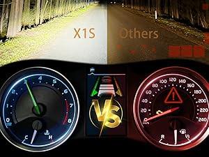 1989 Saab 9000 9004/HB1 80W 6500K White IP68 LED Headlight Bulbs 2PCS SEALIGHT X1S