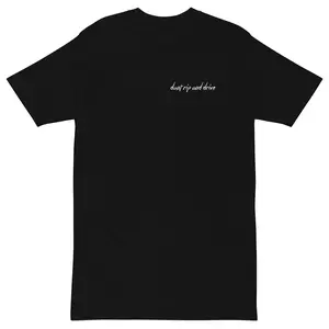 dont rip and drive tee - black