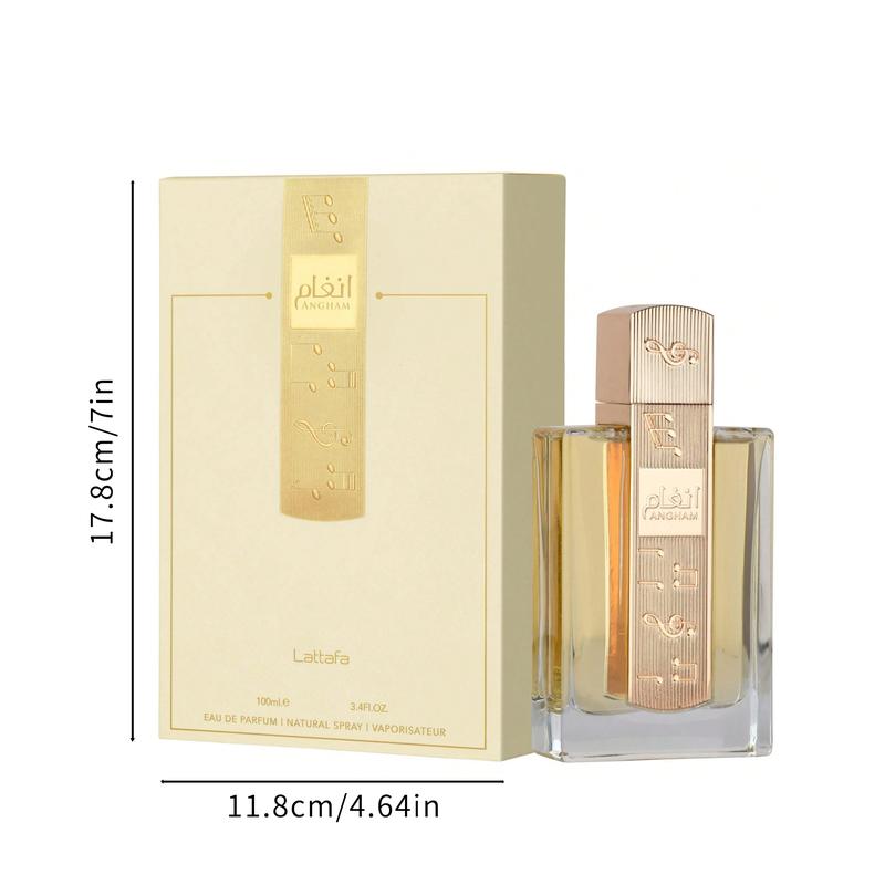 Lattafa Angham Eau de Parfum | Citrus-Lavender Musk & Amber-Vanilla Fusion | 100ml/3.4oz Luxurious Long-Lasting Unisex Fragrance