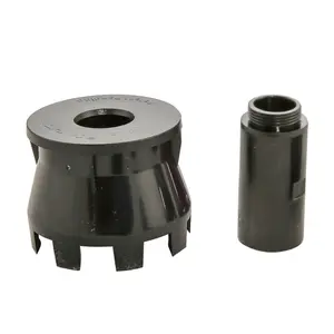 K-IT Pop-Up Sprinkler Riser Extension 1-1/2in. (2, Black) - Durable Construction for Lawn Sprinklers