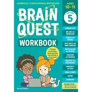 Brain Quest Workbook: 5th Grade Revised Edition -- Workman Publishing, Paperback