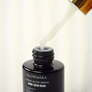 GLOWMARA Citrus Glow Serum 30ml - 30% Vitamin C, Hyaluronic Acid, Niacinamide, Collagen & Vitamin E Anti Aging Anti Wrinkle Brightening Hydrating Formula for Radiant Skin