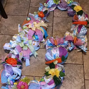 colorful easter garland  Decoration