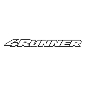 4 Runner Banner 40" x 4" by Pristine Graphics sticker decal