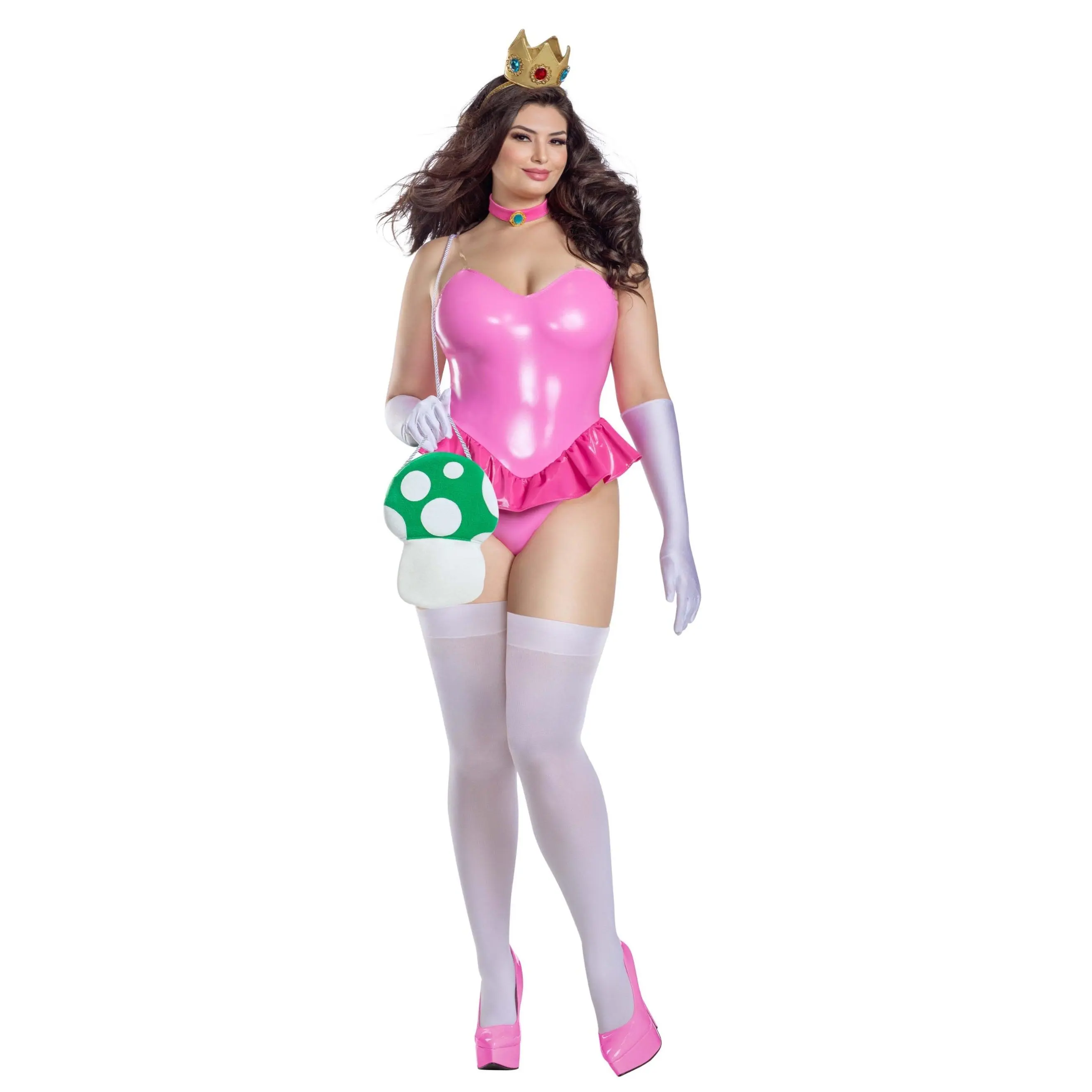 Plus Size Mushroom Kingdom Princess Costume