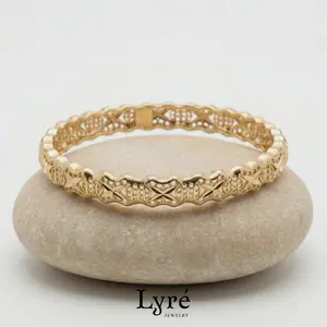 Celeste Filigree Bangle Bracelet | BNG001
