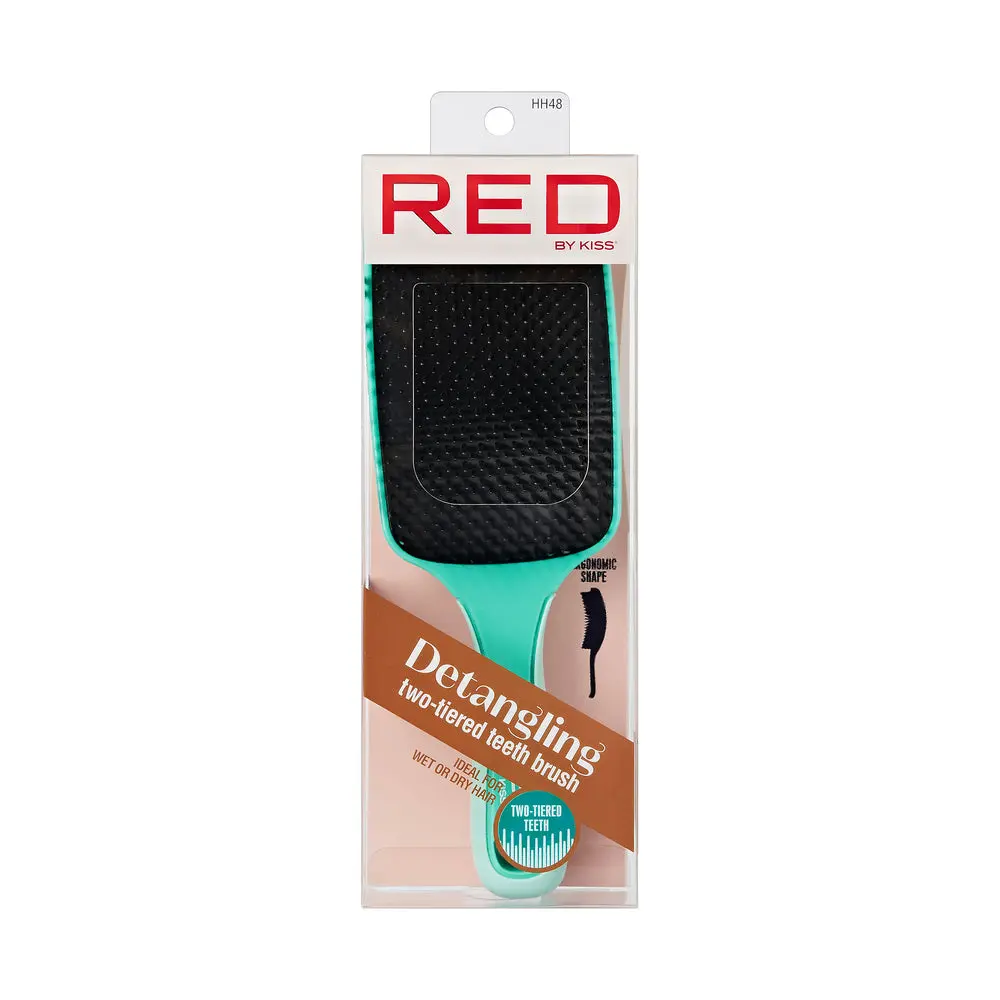 RED by KISS Detangling Two-Tiered Teeth Brush