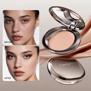 Lanini Silk Velvet Concealer Foundation Cream, Matte Coverage & Oil Control, Hydrating Long-Lasting Makeup, Waterproof Sweatproof