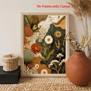 Wall arts Botanical Floral Pattern Posters Floral Pattern Canvas Prints Bedroom Decor Living Room Decor Gift Unframed