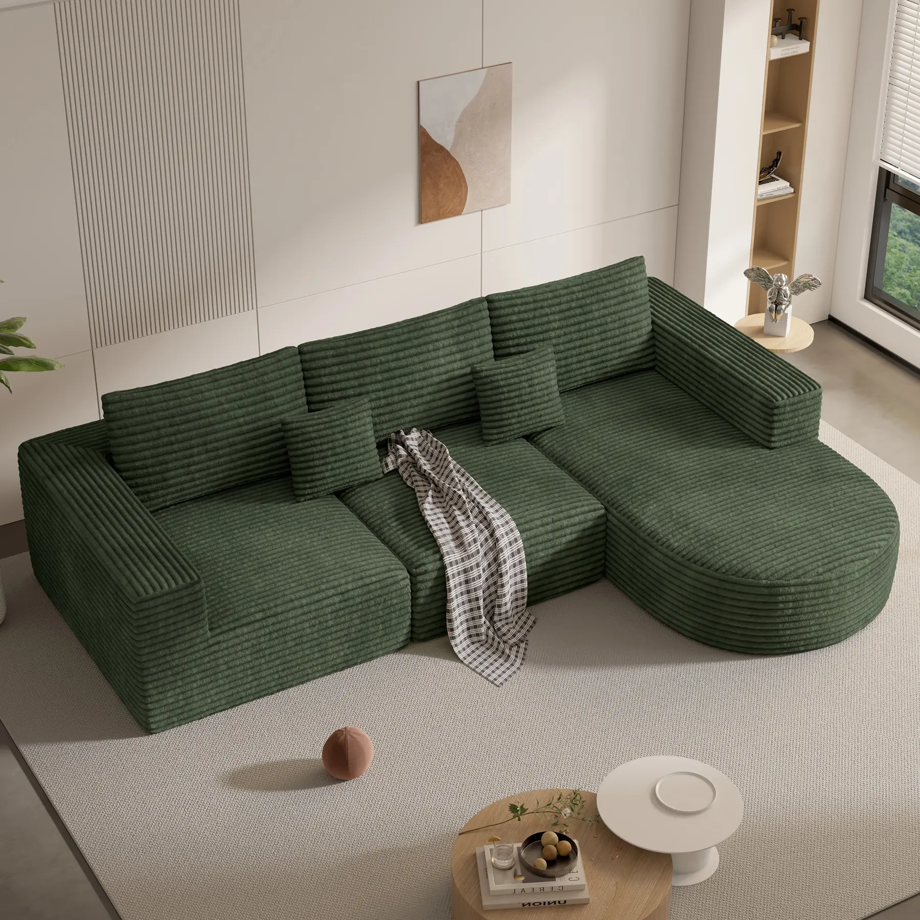Green Right Facing