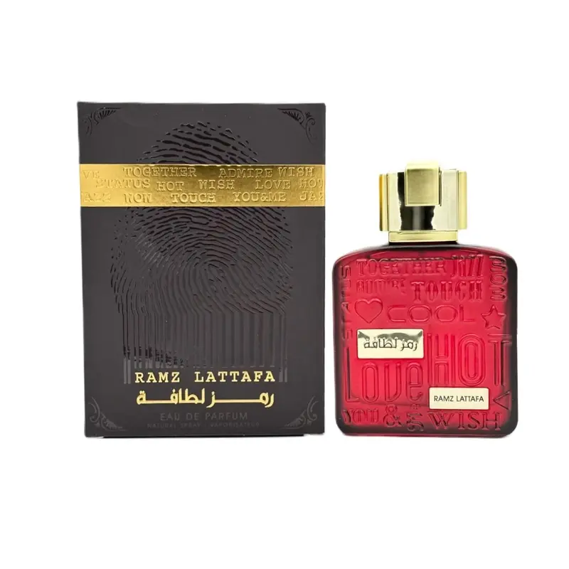Lattafa Ramz Gold Unisex Eau De Parfum Spray - 3.4 fl. oz., Aromatic Spicy Perfume with Fresh, Woody Vanilla, Wood-Powder Floral, Fruity Notes & Warm Spicy Finish, Signature Niche Fragrance, Alcohol-Containing Non-Toxic Adult Beauty & Personal Care Item,,