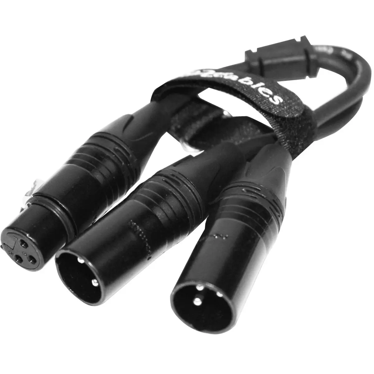 ProX XC-YXF 6" XLR-F to Dual XLR-M Balanced High Performance Audio Y Cable