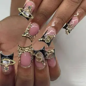 24pcs High-End Deep Pure Color Nail Tips, Low Saturation, Almond Shape, Seamless Design, Reusable, Suitable for Office and Parties