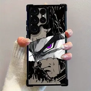 Anime Action Samurai Phone Case Compatible with for samsung for galaxy S25 S24 S23 S22 S21 FE Ultra Plus 4G 5G, Shockproof Transparent Soft Back Cover.
