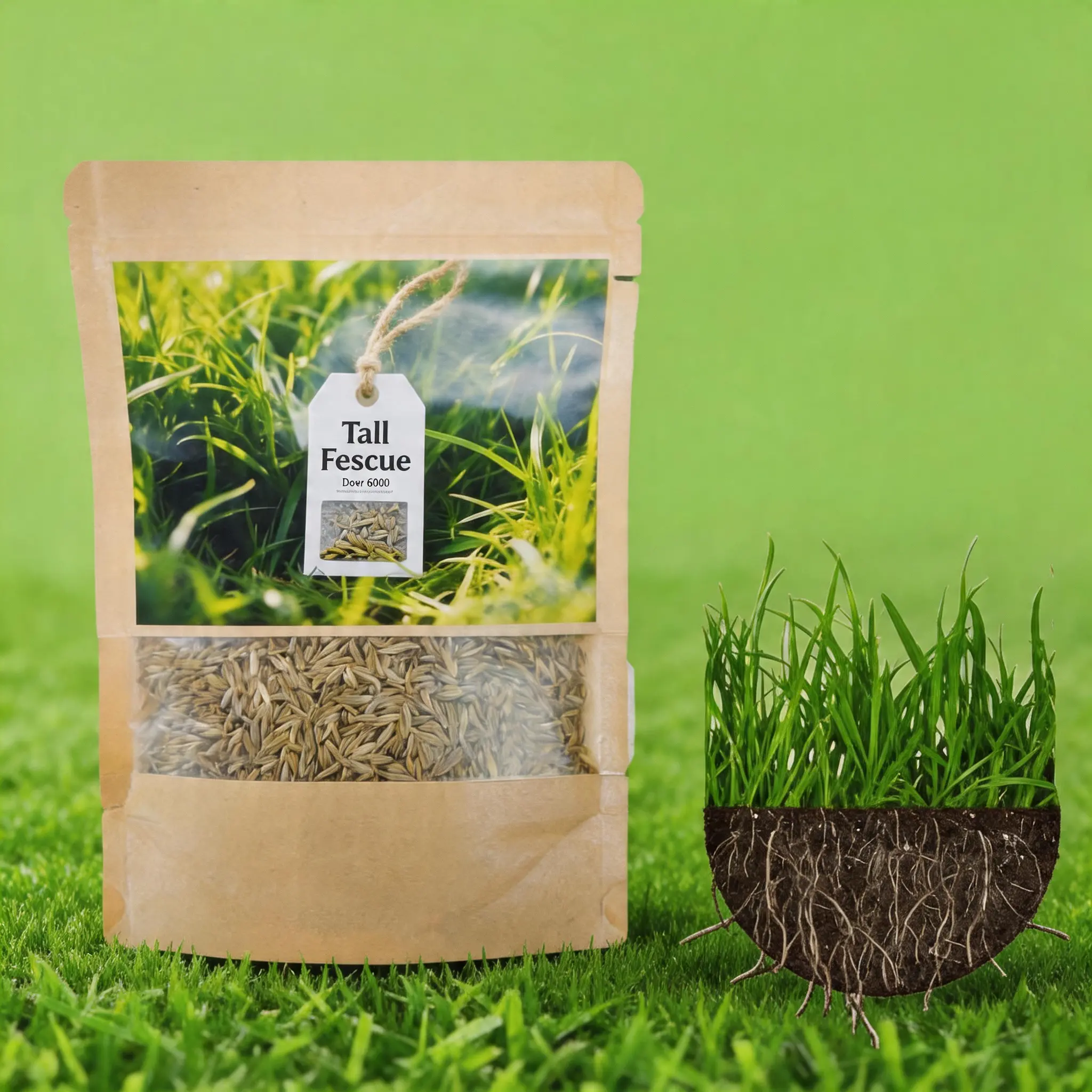 Grass Seed and Shade Grass, Grows quickly and withstands all seasons, perfect for high-quality turf and golf courses, High Germination Grass Seeds Grown in USA