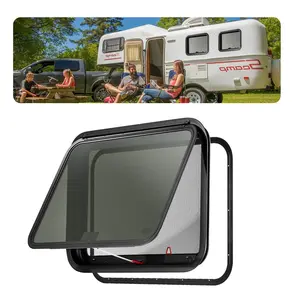VEVOR Exit RV Window 30" W x 22" H Emergency Push Out Window W/ Screen & Ring