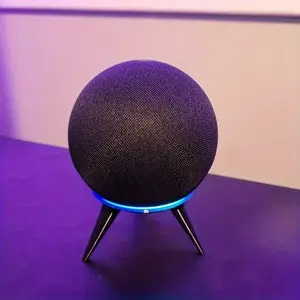 1PC smart speaker Echo Dot fourth generation stand storage display stand Desktop decoration stand Plastic material black