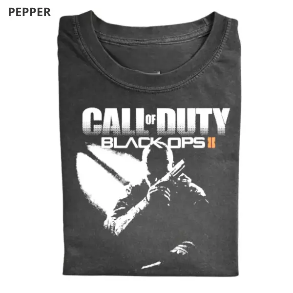 The Call of Duty Black Ops II T-shirt, Horror Game T-shirt, Gift for Men, Gift for Women, Crew Neck T-shirt, Trending T-shirt