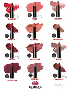 ALL 12 GETITGIRL Lipsticks Complete Set!