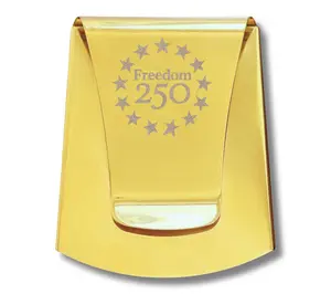 Freedom 250 Smart Money Clip Gold