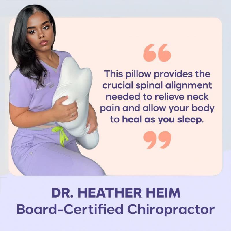 Cloud Pillow: Soft Memory Foam Cushion for Kids & Adults | Supportive Spine & Neck Care for Side Sleepers