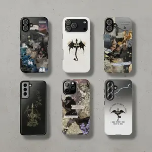 Fourth Wing Phone Case, Fantasy Dragon Rider Book Cover Inspired, Gift for Book Lover, Dragon Rider Basgiath Onyx Storm Fourth Wing Fan Gift