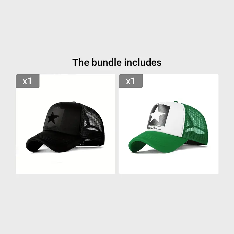 Full Black+[Green+White]