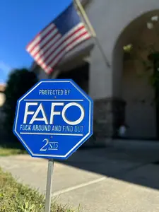 FAFO Yard Sign