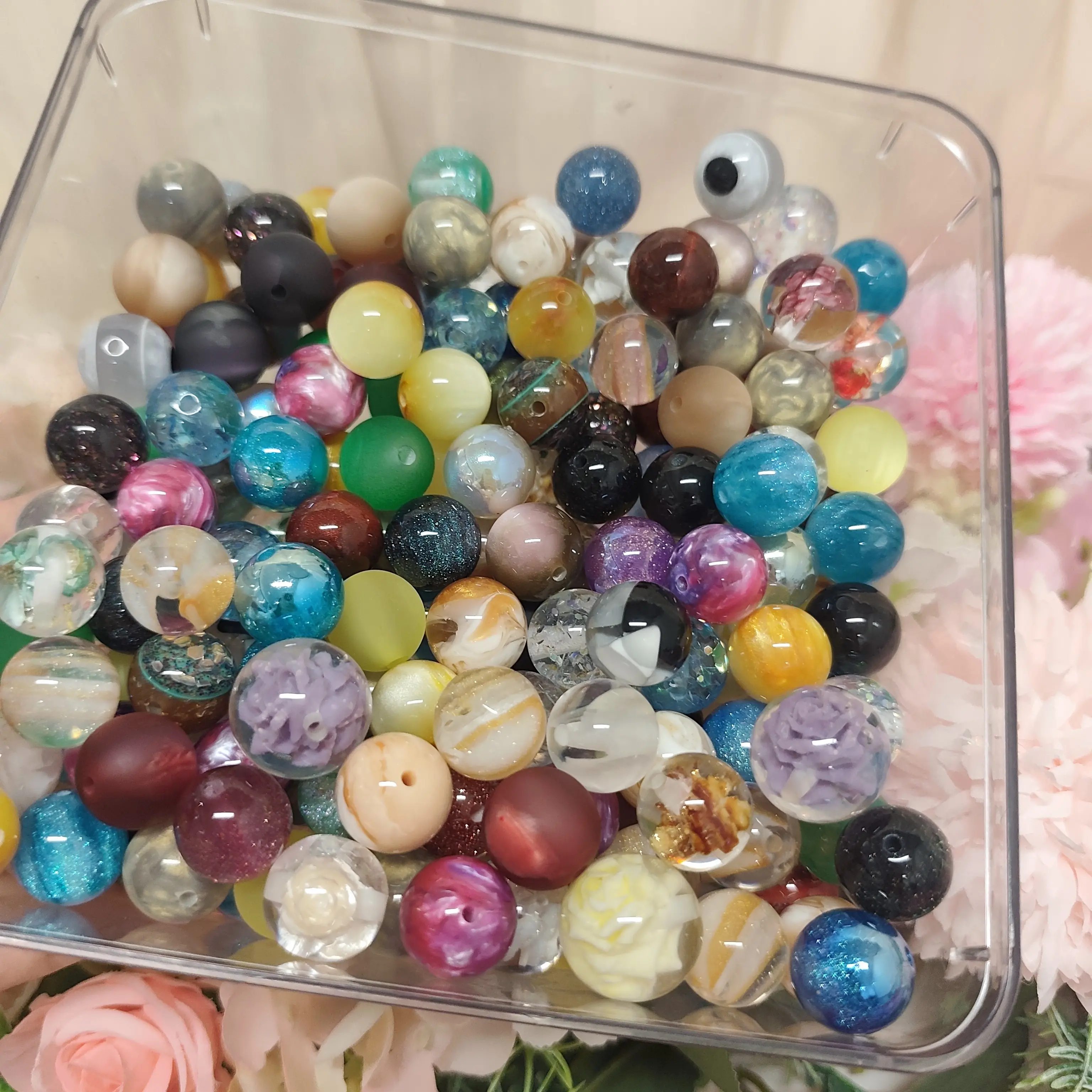 Sage(10434)gc.A29-Luxury Resin Beads for Pen and Phone Chain