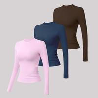 3 long:Black Coffee + Pink + Badge Blue