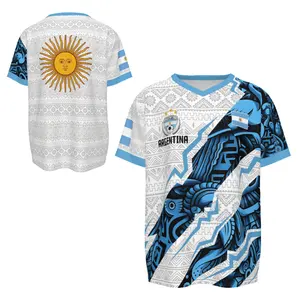 Men's Argentina Soccer Jersey, 2026 Argentina V-neck Jersey Soccer, World Cup Argentina Soccer Lover and Player Jersey, Gift for Dad