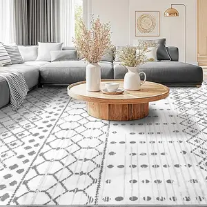 Sonoro Kate Premium Boho Area Rug – Elegant  Machine Washable Indoor Carpet for Living Room & Bedroom, Soft Texture, Non-Slip Backing, Stain Resistant Comfort