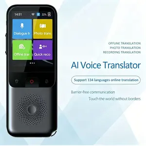 Ai Assistant Device, Portable Electronic Translator, Offline Real-Time Translation, Supports 138 Languages, Ideal for Business Travel
