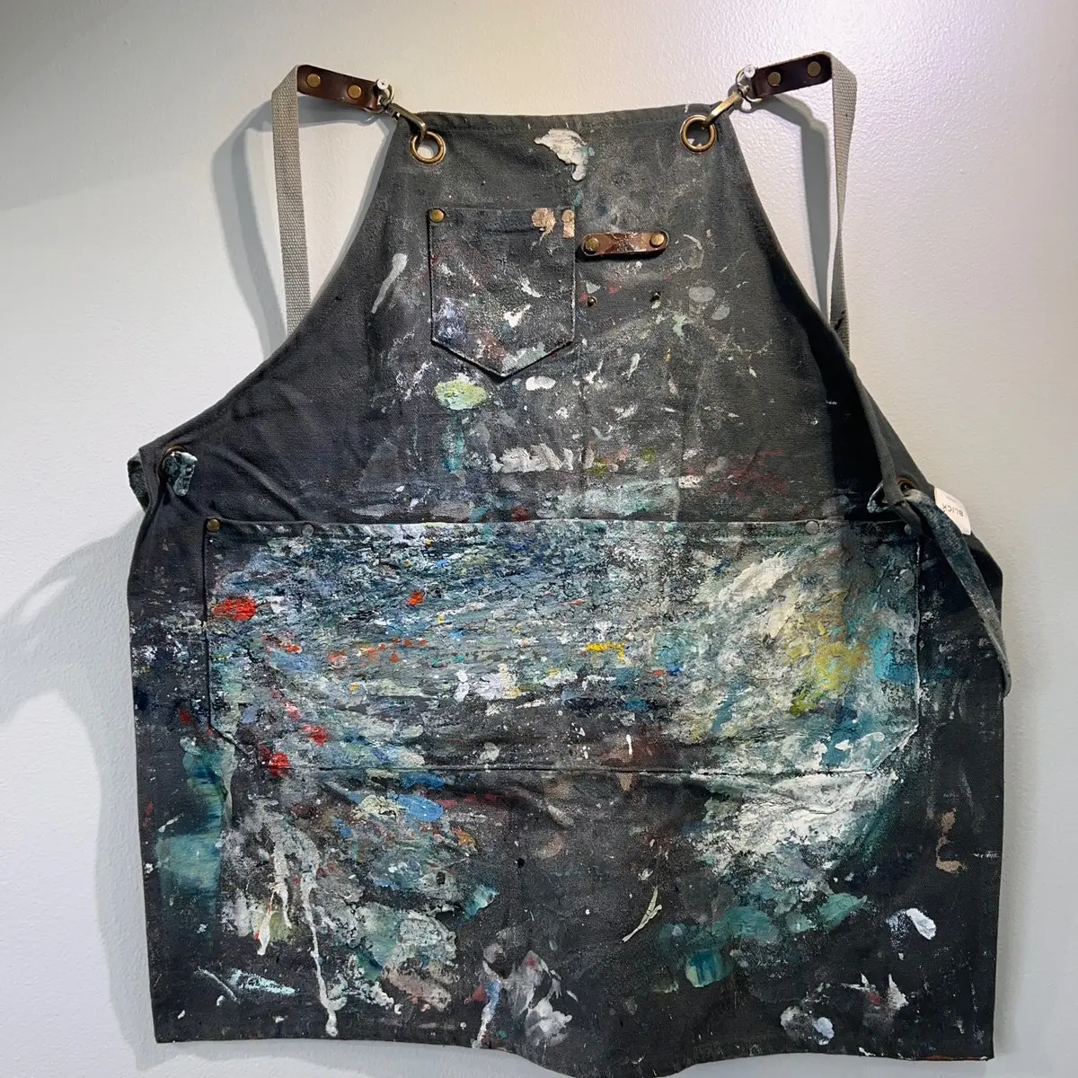 Denim artists apron