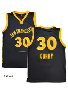 Men's Letter & Number Embroidery Basketball Jersey, Casual Breathable Basketball Vest, Basketball Training Jersey for Men, Basketball Clothing for All Seasons, Stylish Jersey