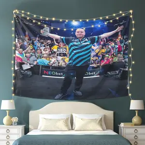 Rob Cross style tapestry, fun personalized pattern design, soft peach light beige fabric, suitable for living room, bedroom, office or party decoration of horizontal decorative tapestry, perfect gift ideas, wall decoration tapestry.