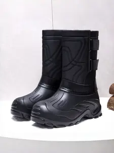 Men's Tall Winter Boots | Easy-On Waterproof & Non-Slip Design | Cozy Plush Lined Insulation