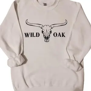 Wild Oak Crewneck (white)