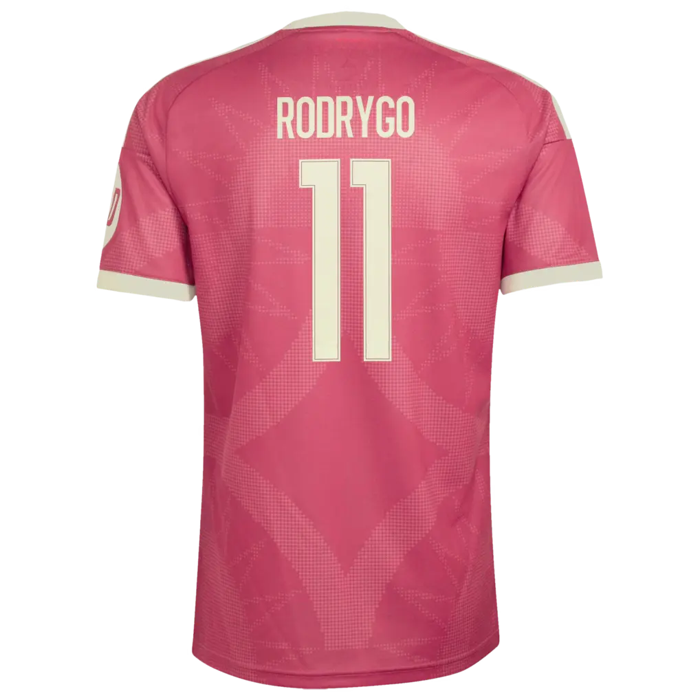 Unisex Collectible Sports Apparel Rodrygo 2026/27 Third Player Jersey pink - Spain League
