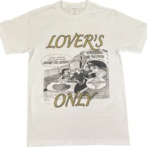 LOVER'S ONLY REGGIE TUNNEL OF LOVE WHITE T-SHIRT