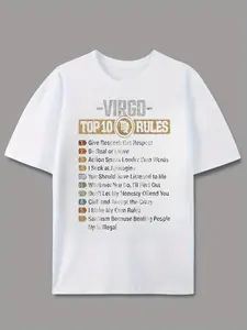 Men's Virgo Zodiac T-Shirt - Retro Vintage Astrolo