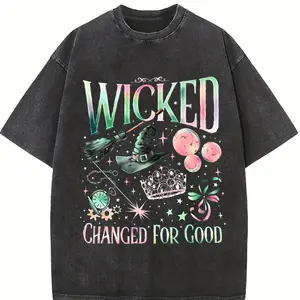 Wicked Change For Good Shirt, Defy Gravity Broomstick Magic Wand, Wizard Movie Fan Shirt, Wicked Musical Fan Gift