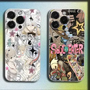 Anime S-Soul Eater Phone Case For iPhone 17 17Air 16,15,14,13,12,11 Plus,Pro,Max,XR,XS,Plus,Transparent Soft Cover Christmas gift