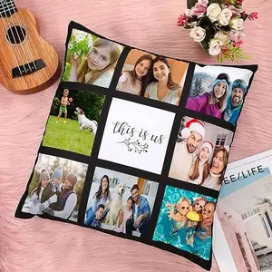Custom Pillow cover - family photo pillowcase -Best Gift -Personalized Throw Pillowcase with Pictures -Pillow Cover with Pictures - Pillow Photo- Home Decor Picture Gifts